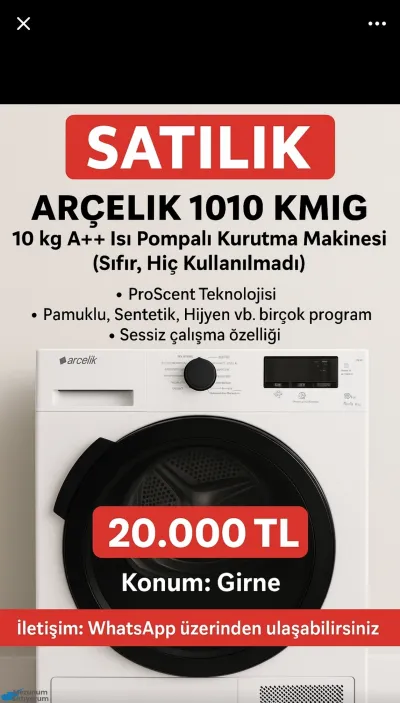 Arcelik Kurutma Makinesi