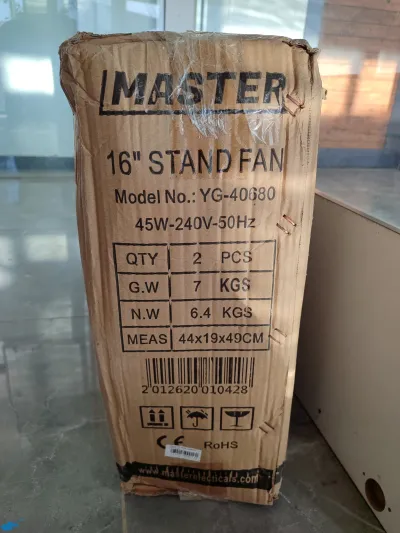 2 Adet 16" Master Vantilatör