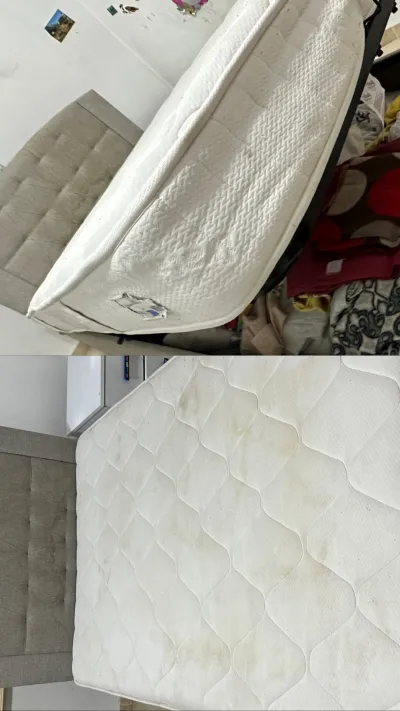 2 Adet 1,5 Kişilik Bazalı Yatak, Şilte Ve Yatak Başlığı