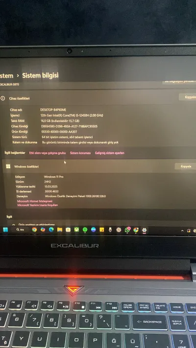 Excalibur G870 İ5 Tertemiz Cihaz Acil Satılık