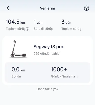 Socoter Segway Nineboth F3 Pro Sıfır Gibi