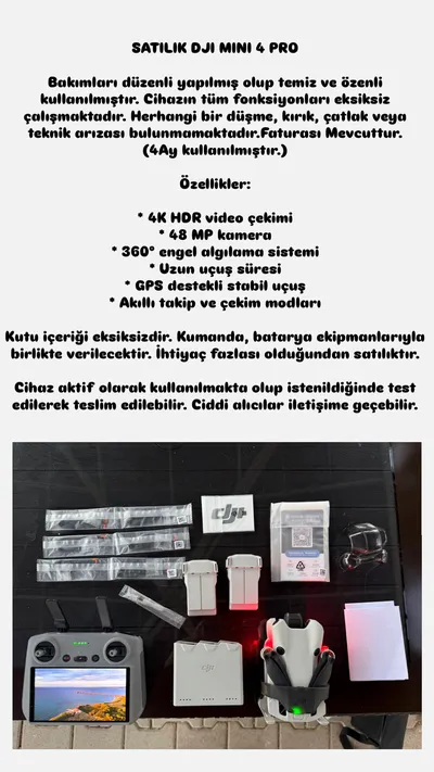 Acil Satılık Drone