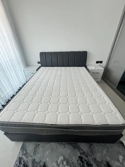 160x200 Şilte+ Başlık +sabit Baza İle 2 Adet Komidin