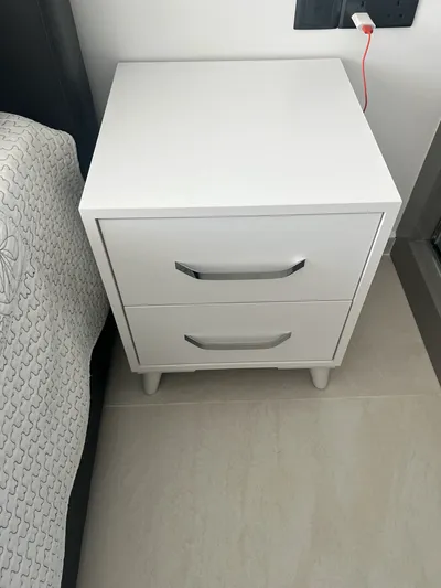160x200 Şilte+ Başlık +sabit Baza İle 2 Adet Komidin