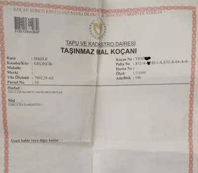 Gelincik Köyü Arsa